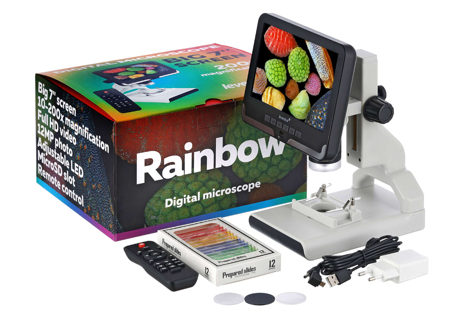 Levenhuk Rainbow DM700 LCD Микроскоп цифровой