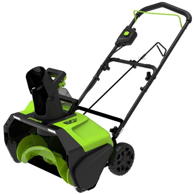 Greenworks GD60PST бесщеточный аккумуляторный снегоуборщик