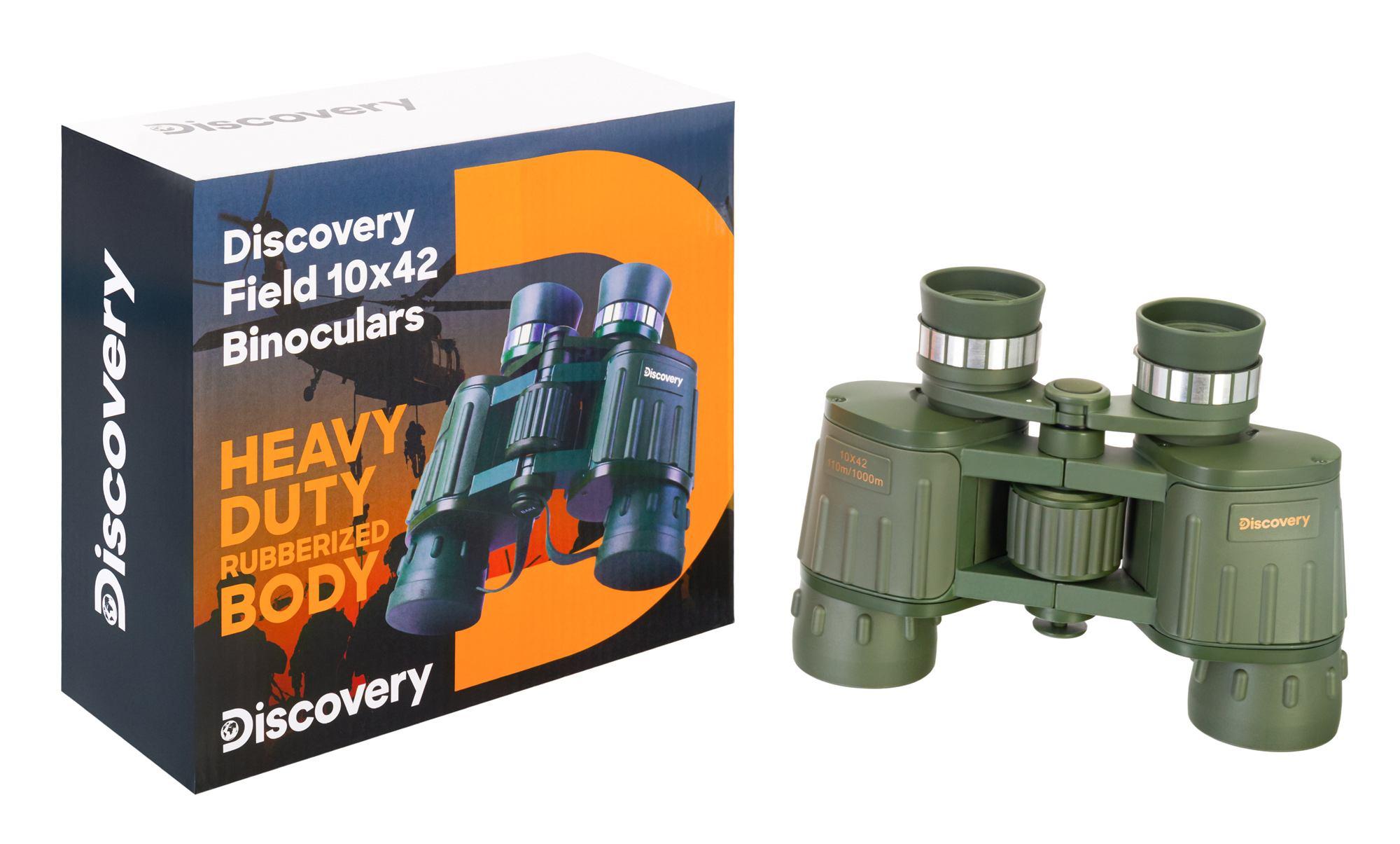 Levenhuk Discovery Field 10x42 бинокль