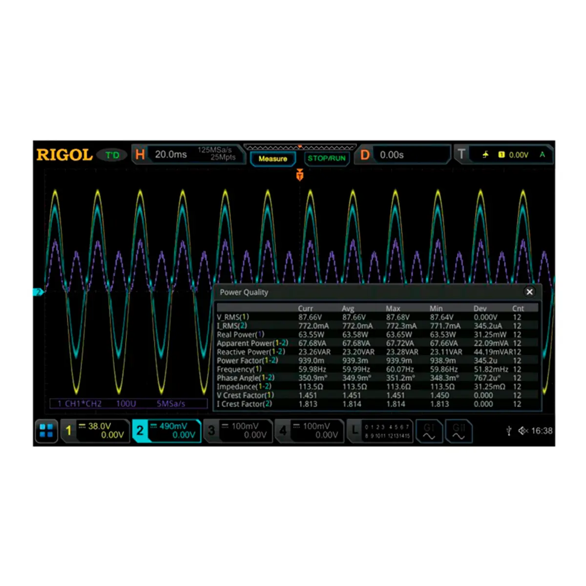 RIGOL DS7000-PWR опция - анализ мощности