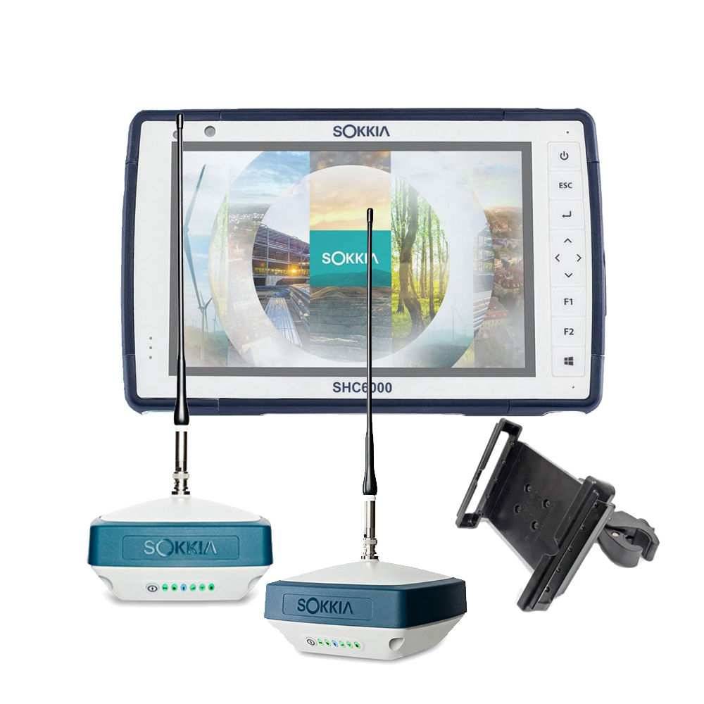 Sokkia GRX3 Комплект из двух приемников с модемами UHF/GSM и контроллера SHC6000 С GSM модемом