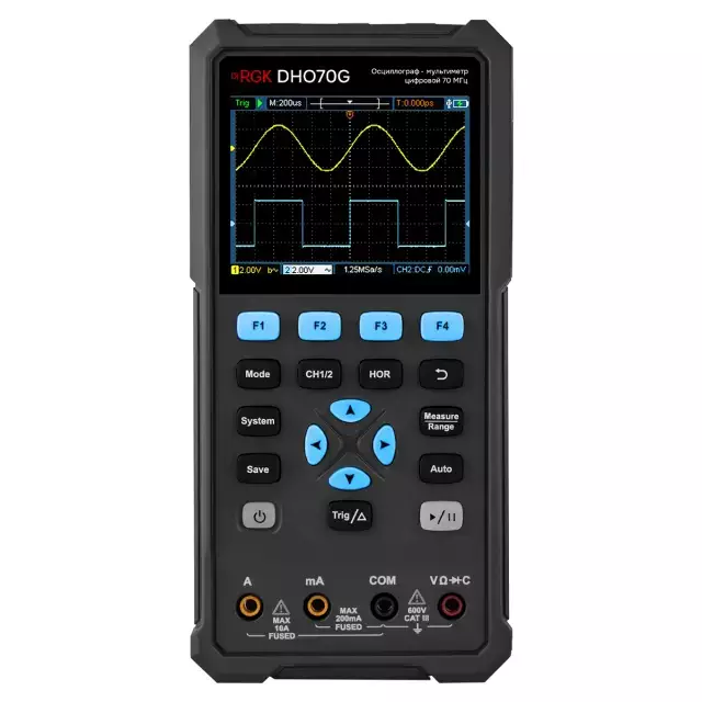 RGK DHO70G осциллограф мультиметр