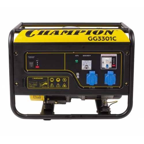 Champion GG3301C бензиновый генератор