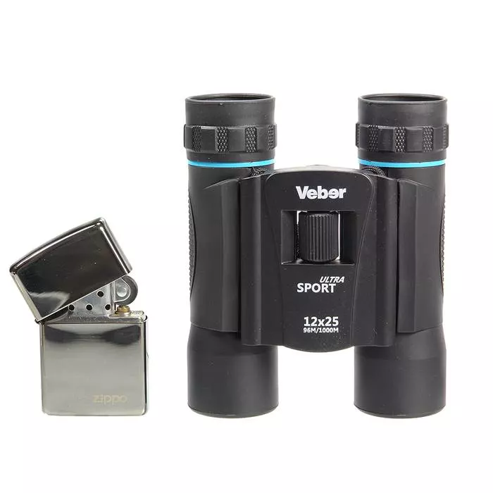 Veber Ultra Sport БН 12x25 черный бинокль