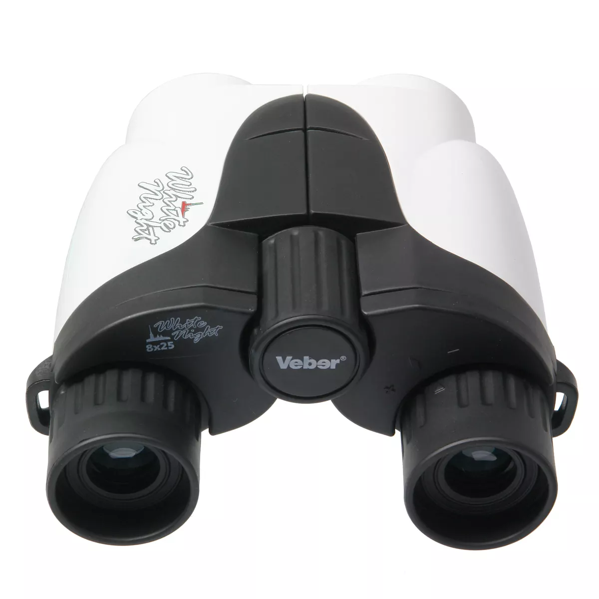 Veber White Night 8x25 белый/черный бинокль
