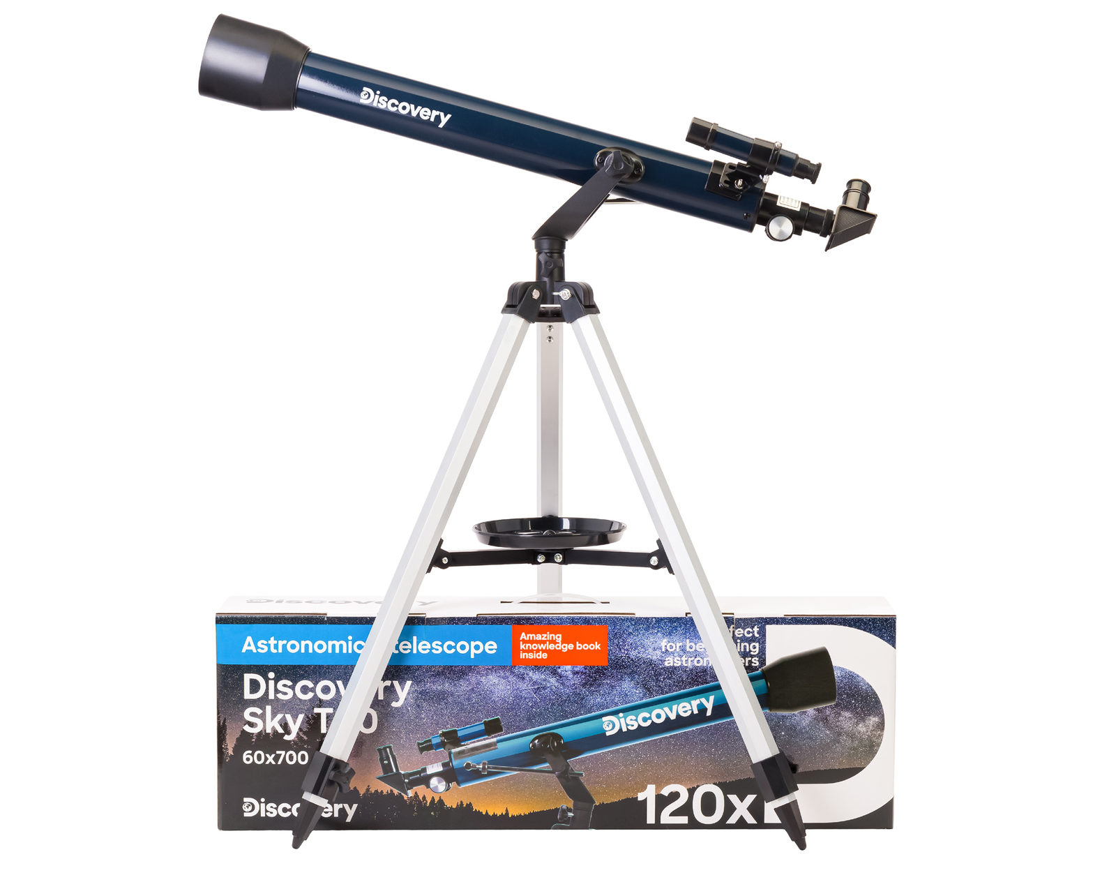 Levenhuk Discovery Sky T60 с книгой Телескоп