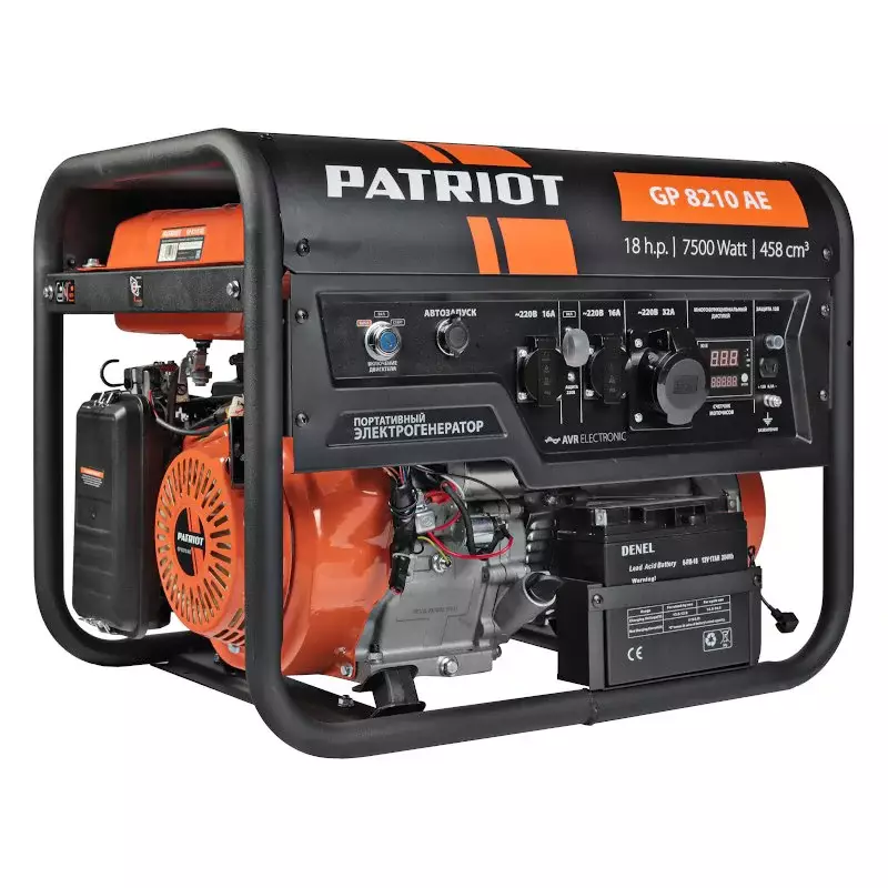 Patriot GP 8210AE бензиновый генератор