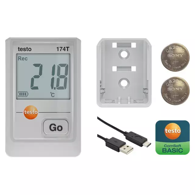 Testo 174 T Логгер BT Bluetooth белый