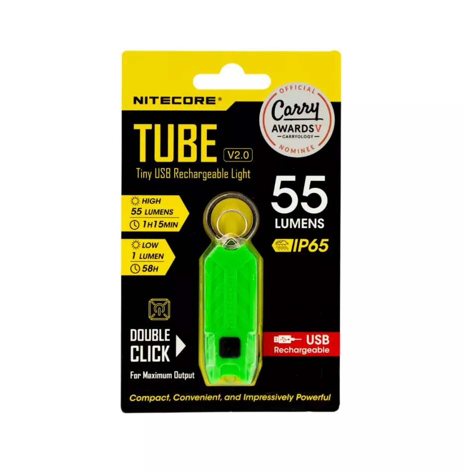 TUBE V2.0 GREEN фонарь-брелок