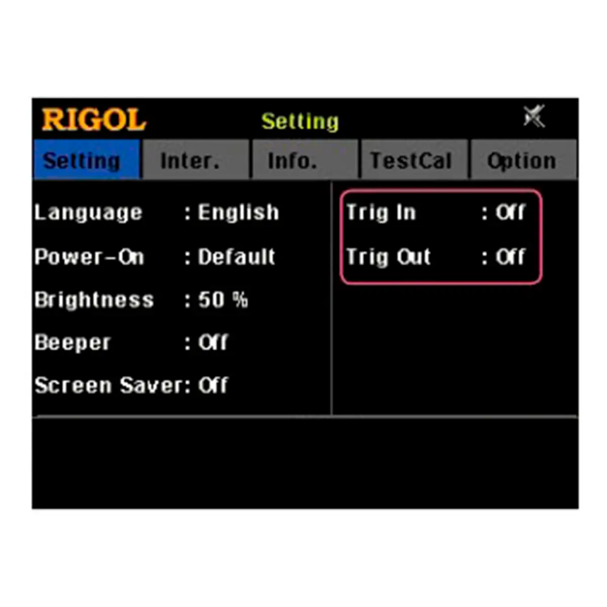 RIGOL TRIGGER-DP700 опция входа/выхода внешней синхронизации для DP700