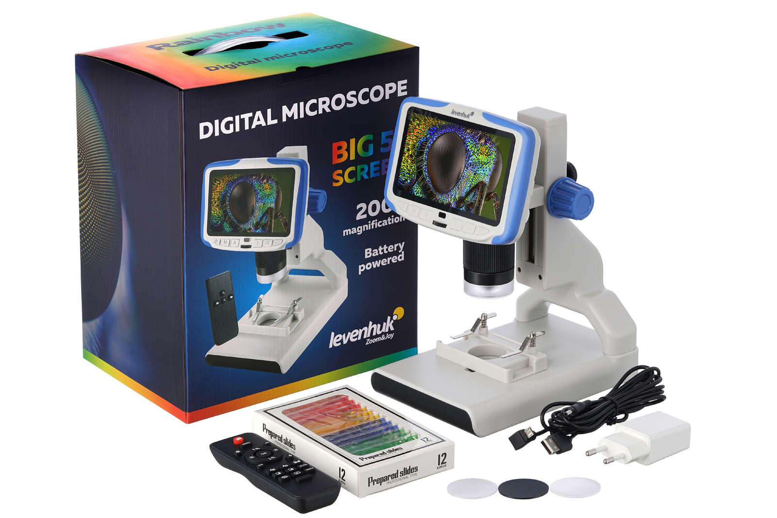 Levenhuk Rainbow DM500 LCD Микроскоп цифровой