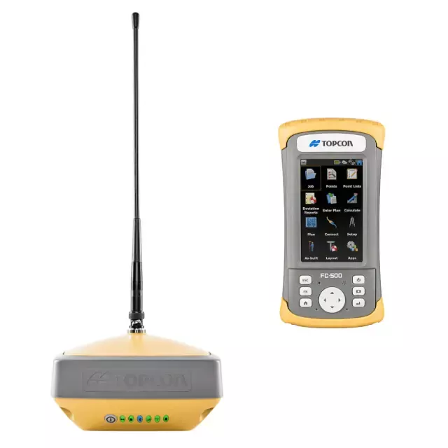 Topcon Hiper Комплект приемника VR UHF/GSM и контроллера FC-500