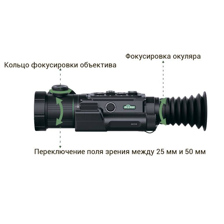 ATAK ET36Z-2550 LRF тепловизионный прицел