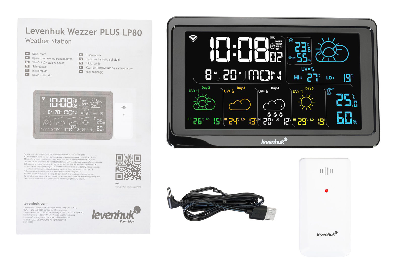 Levenhuk Wezzer PLUS LP80 Метеостанция