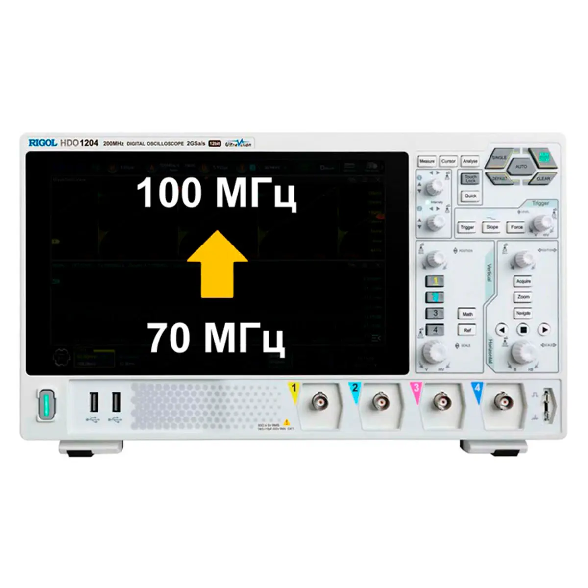 RIGOL DHO1000-BWU7T10 опция расширения полосы пропускания с 70 до 100 МГц