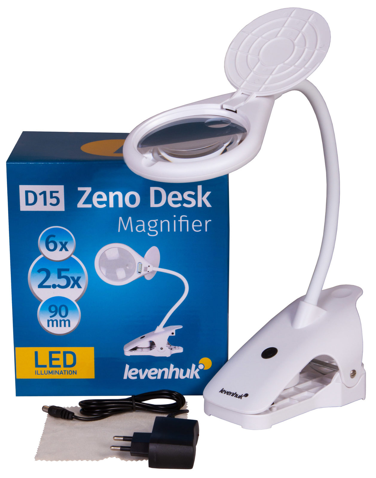 Levenhuk Zeno Desk D15 Лупа настольная