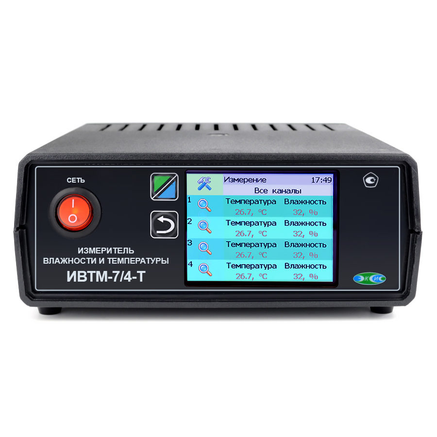ИВТМ-7 /4-Т-4Р-2А (Ethernet, 3) Термогигрометр