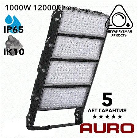 AURO-PRO-FL-S1-1000 мощный светодиодный прожектор