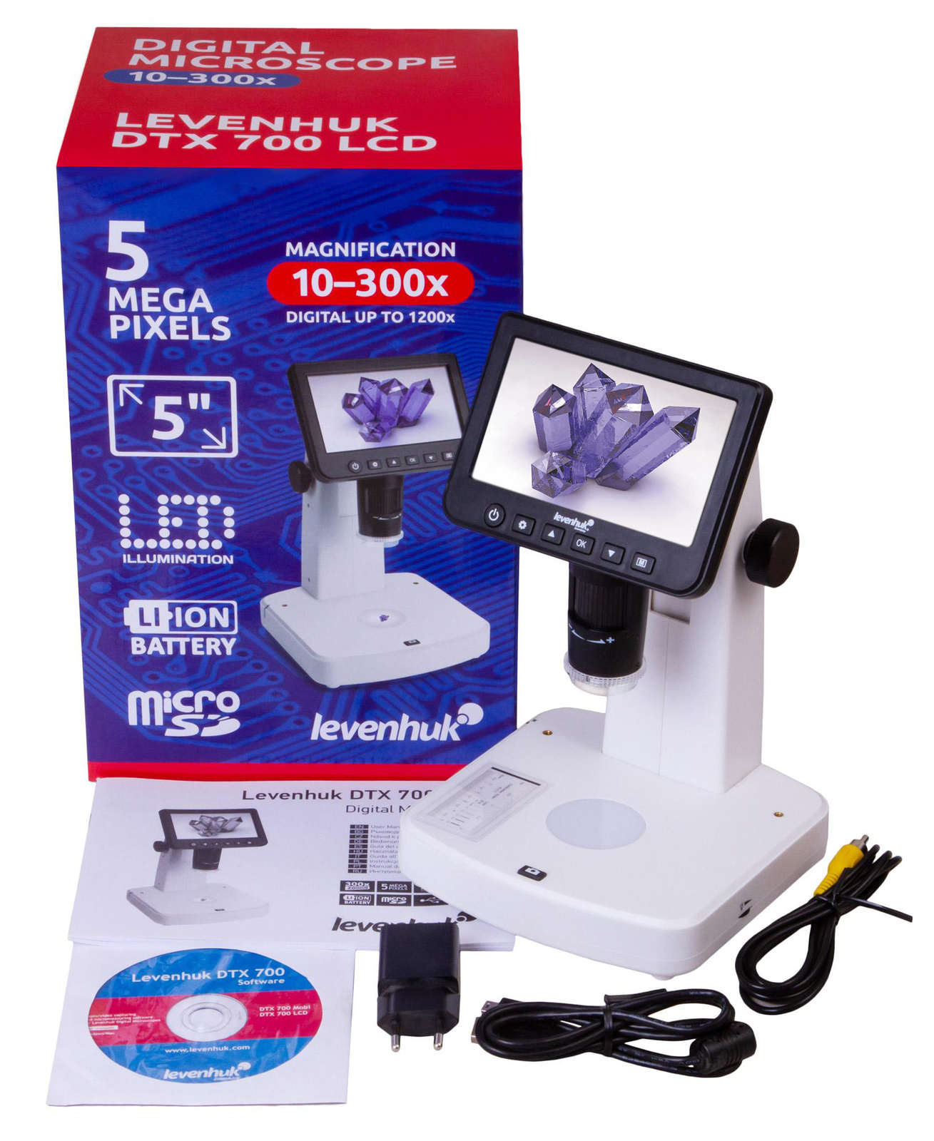 Levenhuk DTX 700 LCD Микроскоп цифровой