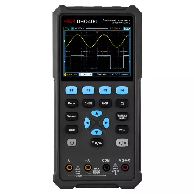 RGK DHO40G осциллограф мультиметр