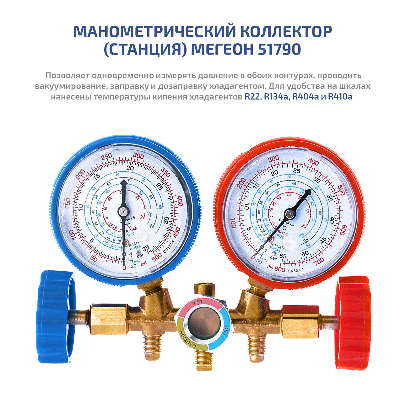 МЕГЕОН 51790 Манометрический коллектор (станция)
