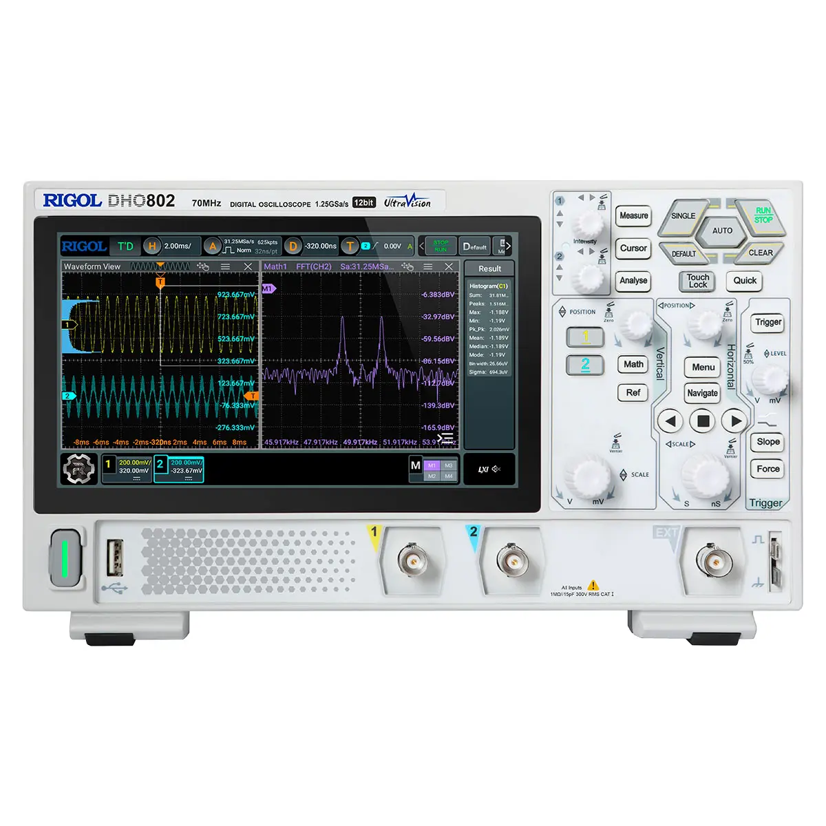 RIGOL DHO802 цифровой осциллограф