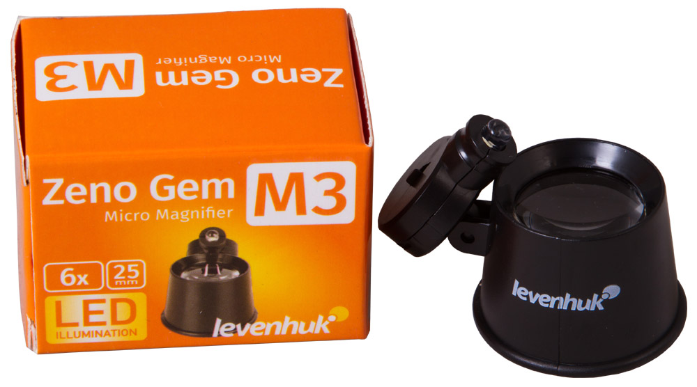 Levenhuk Zeno Gem M3 Лупа