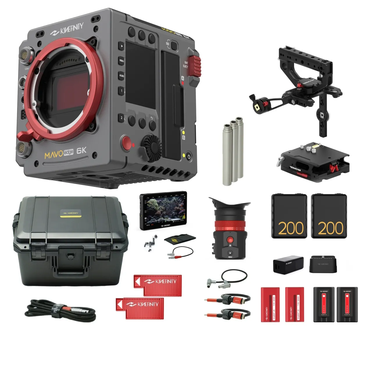 Kinefinity MAVO Edge 6K Pro Pack цифровая видеокамера (Deep Gray)