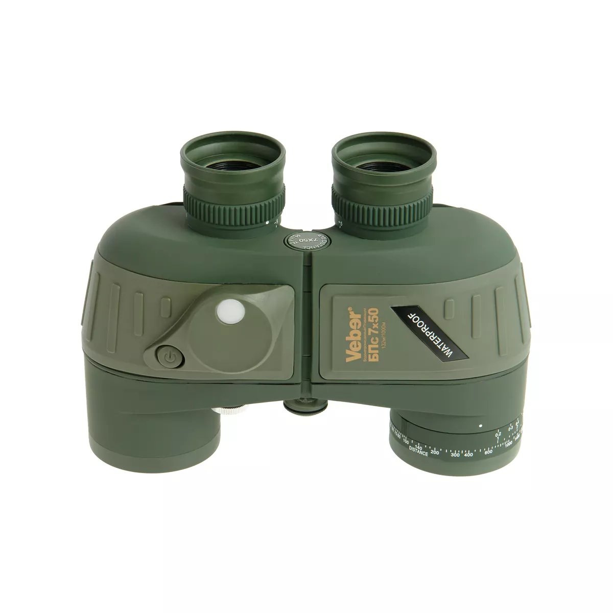 Veber Waterproof 7x50 БПс плавающий с компасом бинокль