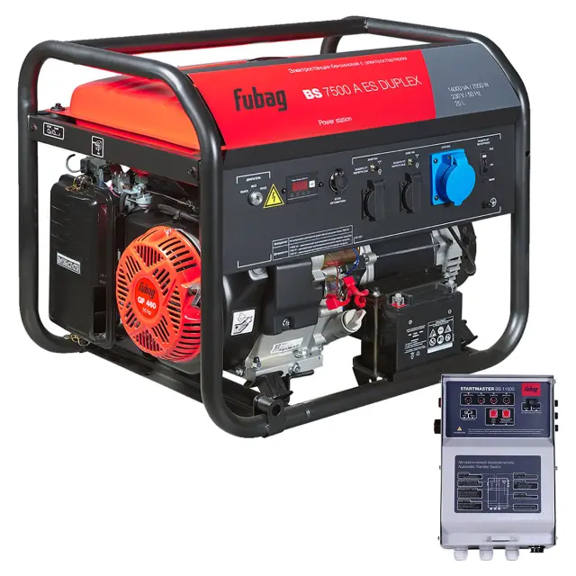 FUBAG BS 7500 A ES DUPLEX бензиновый генератор