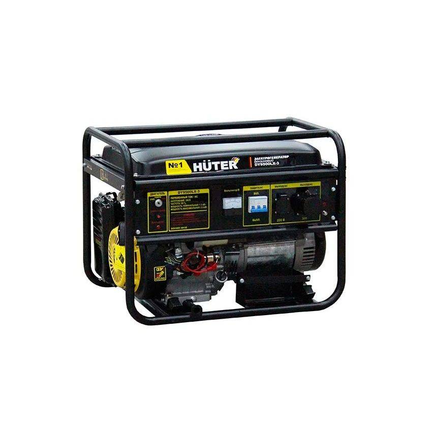HUTER DY9500LX-3 PRO бензиновый генератор