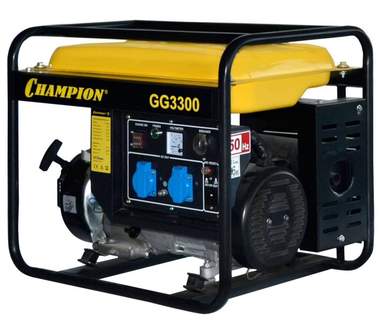 Champion GG3300 бензиновый генератор
