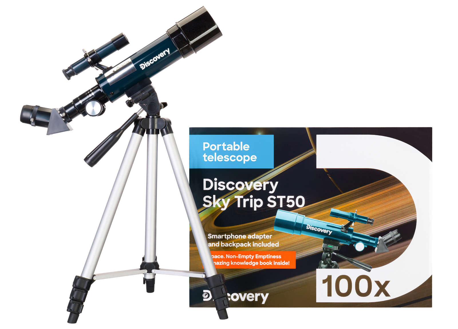Levenhuk Discovery Sky Trip ST50 с книгой Телескоп