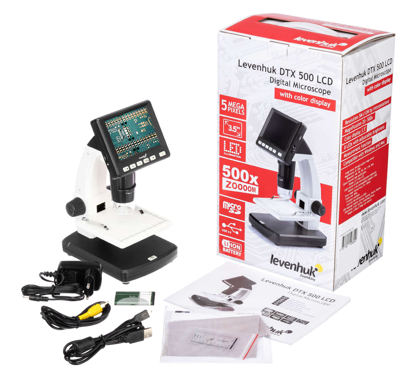 Levenhuk DTX 500 LCD Микроскоп цифровой