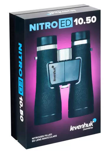 Levenhuk Nitro ED 10x50 бинокль