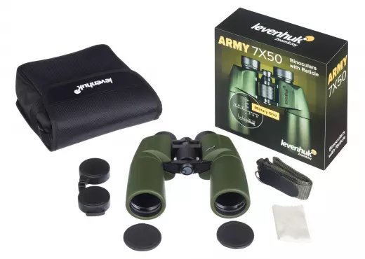 Levenhuk Army 7x50 бинокль с сеткой