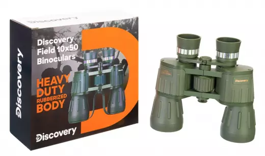 Levenhuk Discovery Field 10x50 бинокль