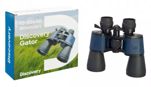 Levenhuk Discovery New Gator 10–30x50 бинокль