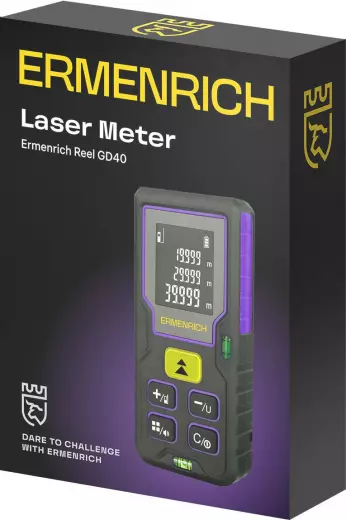 Ermenrich Reel PLUS GD40 (фиолетовый) лазерная рулетка
