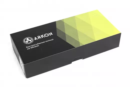 Кольца Arkon 34 мм быстросъемные на weaver, низкие