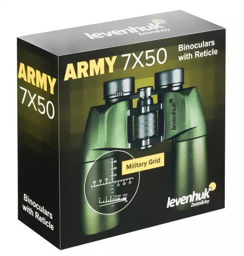 Levenhuk Army 7x50 бинокль с сеткой