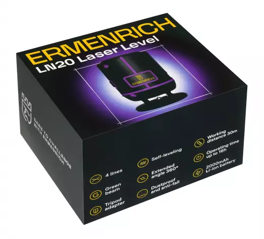 Ermenrich LN20 PLUS (фиолетовый) лазерный уровень