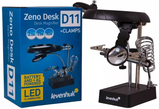 Levenhuk Zeno Desk D11 Лупа настольная