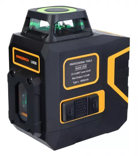 Ermenrich PLUS LN30 (черный) лазерный уровень