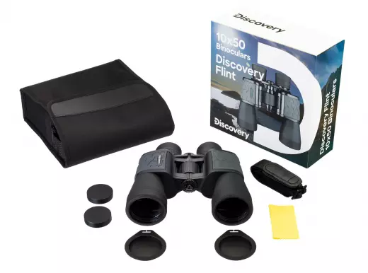 Levenhuk Discovery Flint 10x50 бинокль