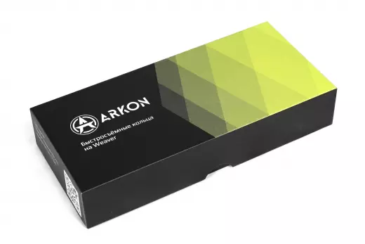 Кольца Arkon 34 мм быстросъемные на weaver, высокие