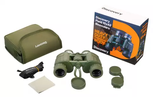 Levenhuk Discovery Field 10x42 бинокль