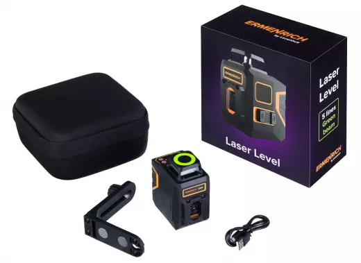 Ermenrich PLUS LN30 (черный) лазерный уровень