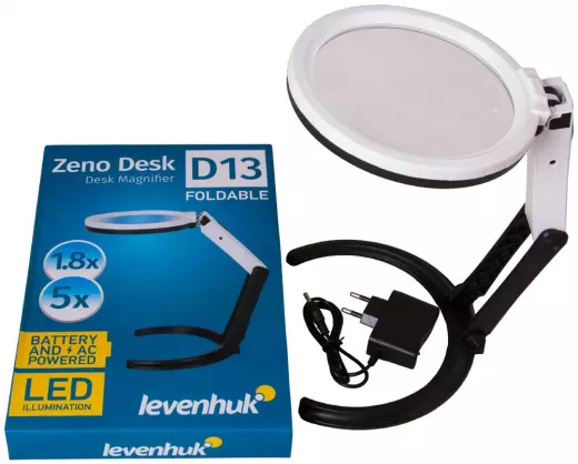 Levenhuk Zeno Desk D13 Лупа настольная