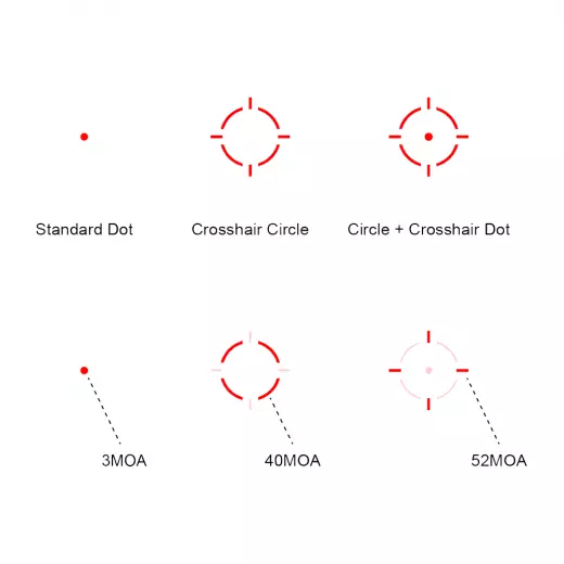 Frenzy-X 1x22x26 MOS Multi Reticles коллиматор